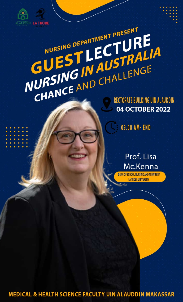 Poster Guest Lecturer : Nursing in Australia