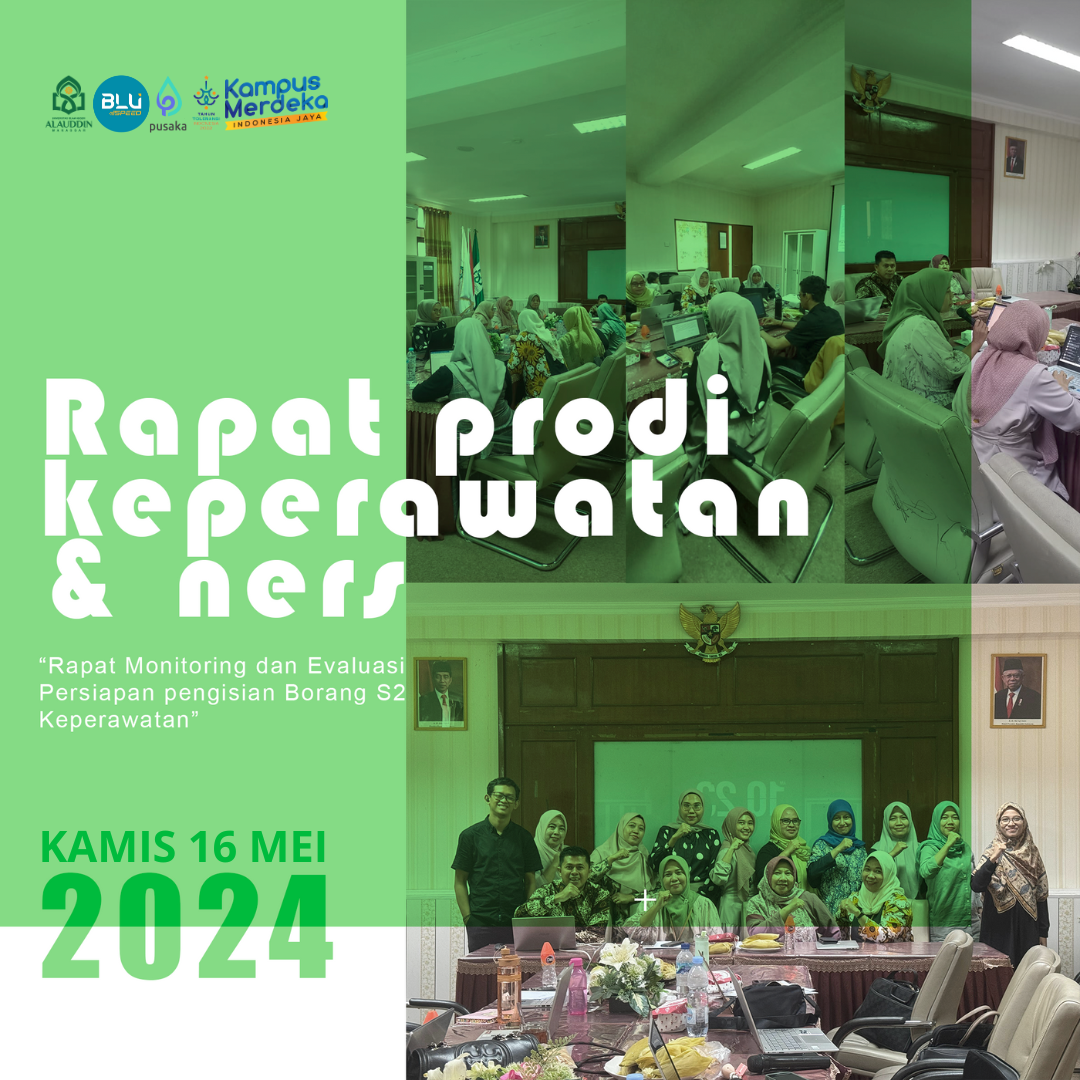  Rapat Monitoring dan Evaluasi Persiapan Pengisian Borang S2 Keperawatan FKIK UIN Alauddin Makassar